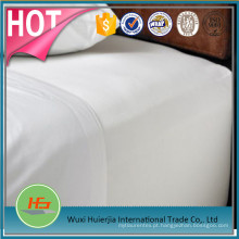 100% cotton usa Tamanho 300TC Sateen white bed sheet